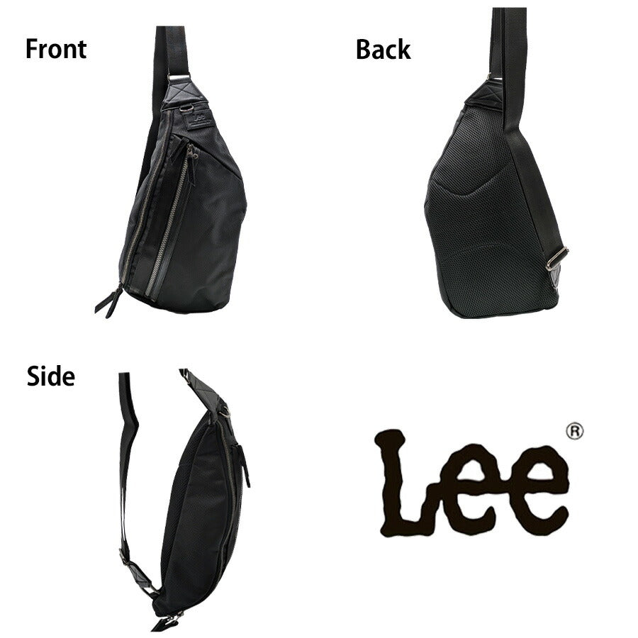 【Lee】320-3281 ボディバッグ 鞄 ショルダーバッグ バッグ 収納 斜め掛け 肩掛けトラベル 通勤 通学 アウトドア お出かけ 観戦 プレゼント 父の日 誕生日