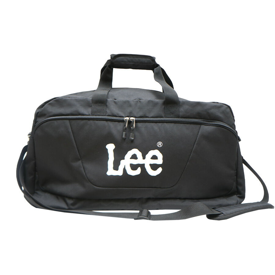 【Lee】320-4840 ボストンバッグ 2WAY 斜め掛け 手持ち かばん カバン 鞄 バッグ シンプル リー ブラック ブラックホワイト 使いやすい かわいい おしゃれ 普段使い 大容量 ユニセックス 修学旅行 旅行 部活 通学 学生