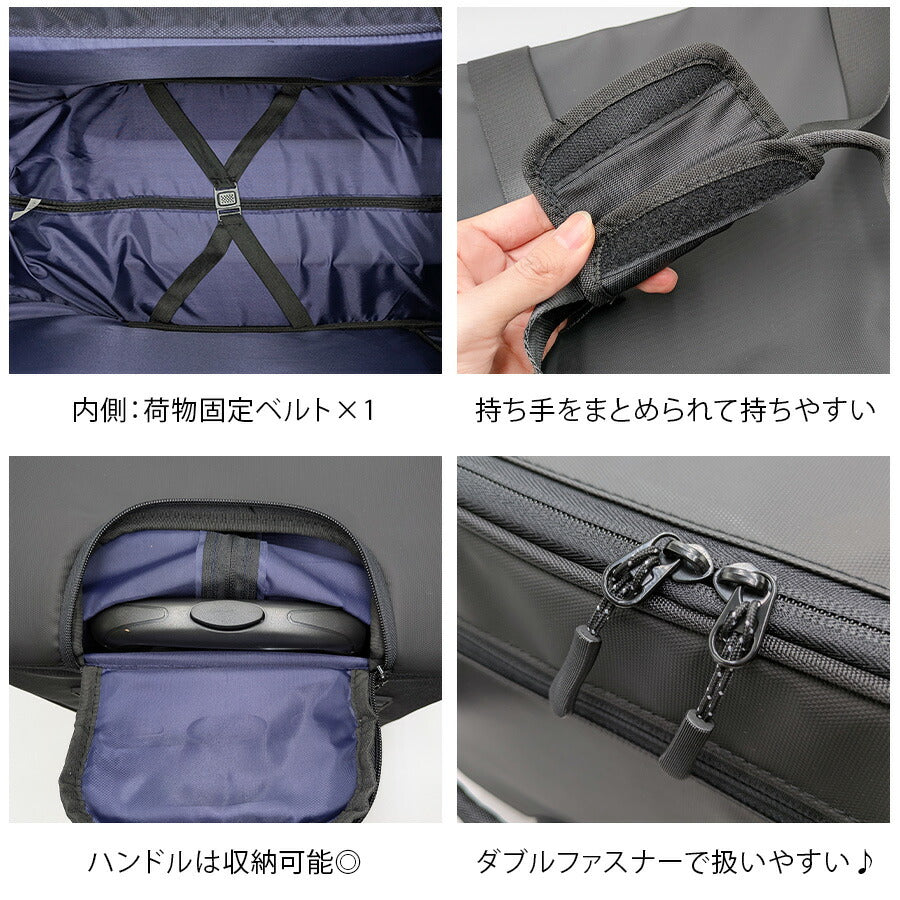 【Lee】 320-9060 ボストンキャリー 56L 4〜6泊 ボストンバッグ キャリーバッグ かばん カバン 鞄 カジュアル シンプル 旅行 出張 ユニセックス ギフト ブラック