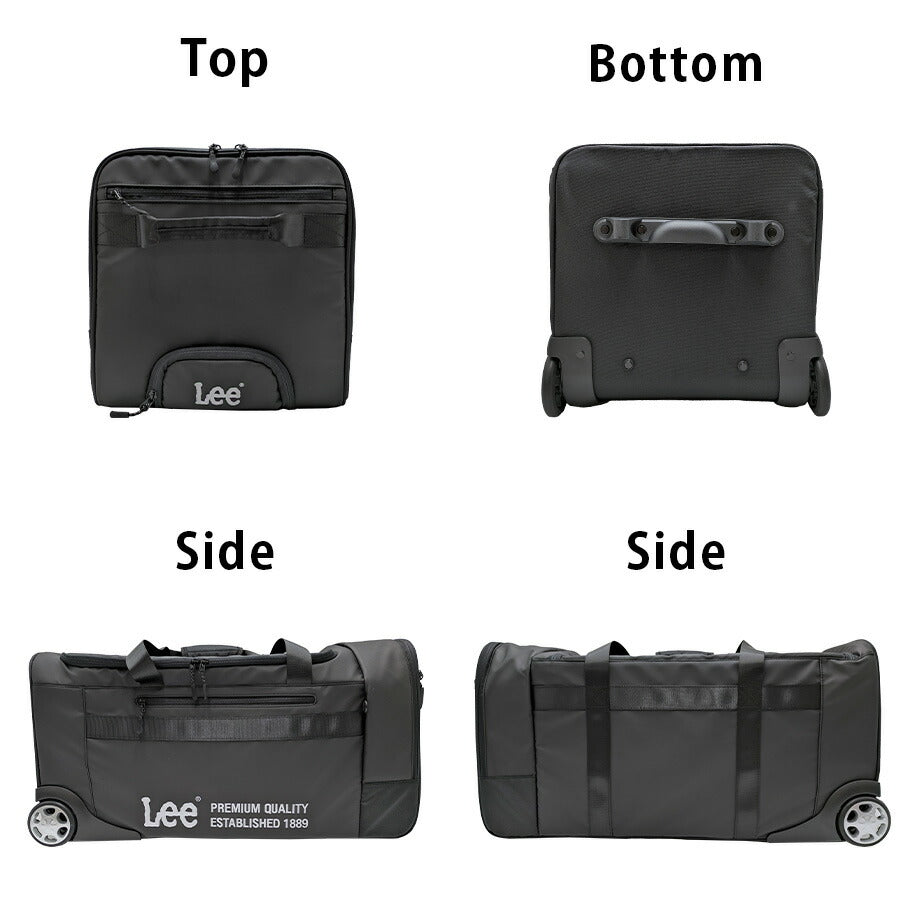【Lee】 320-9060 ボストンキャリー 56L 4〜6泊 ボストンバッグ キャリーバッグ かばん カバン 鞄 カジュアル シンプル 旅行 出張 ユニセックス ギフト ブラック