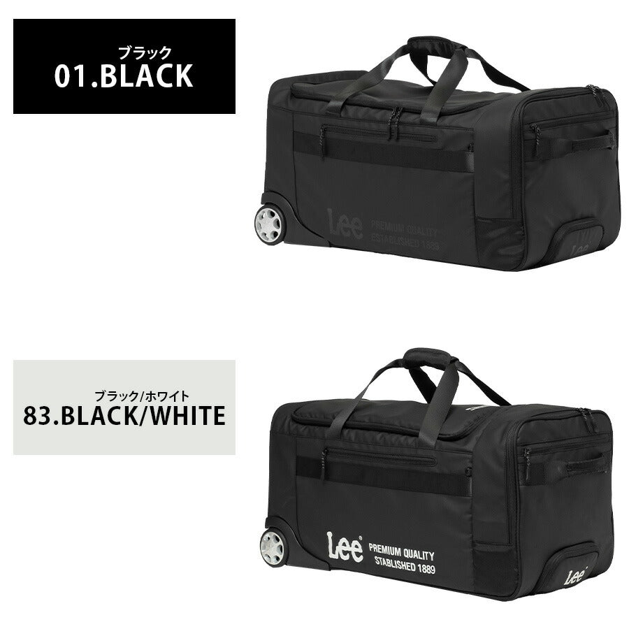 【Lee】 320-9060 ボストンキャリー 56L 4〜6泊 ボストンバッグ キャリーバッグ かばん カバン 鞄 カジュアル シンプル 旅行 出張 ユニセックス ギフト ブラック