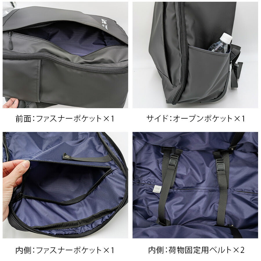 【Lee】 320-9061 キャリーリュック 29L 2〜3泊 バックパック キャリーバッグ かばん カバン 鞄 カジュアル シンプル 旅行 出張 ユニセックス ギフト ブラック
