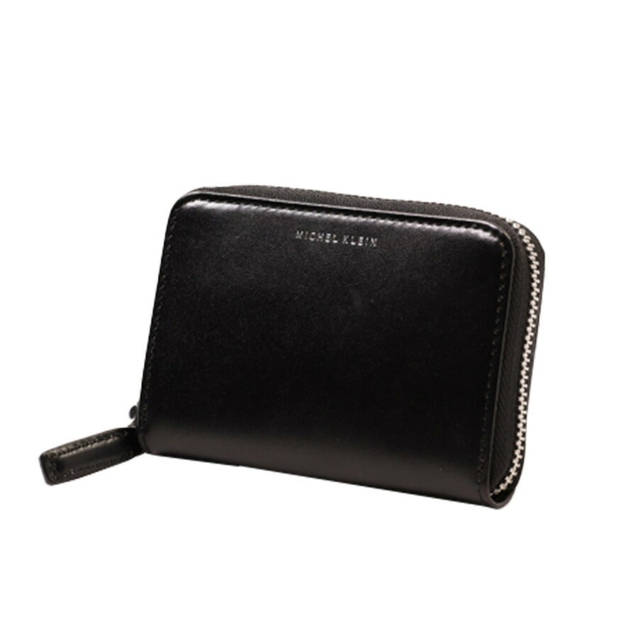 【MICHEL KLEIN】MK202 カード＆コインウォレット 財布 カードケース  コインケース コンパクト 小さめ ミシェルクラン ブランド ブラック ボルドー 高級感 おしゃれ かっこいい 父の日 プレゼント 誕生日 ギフト