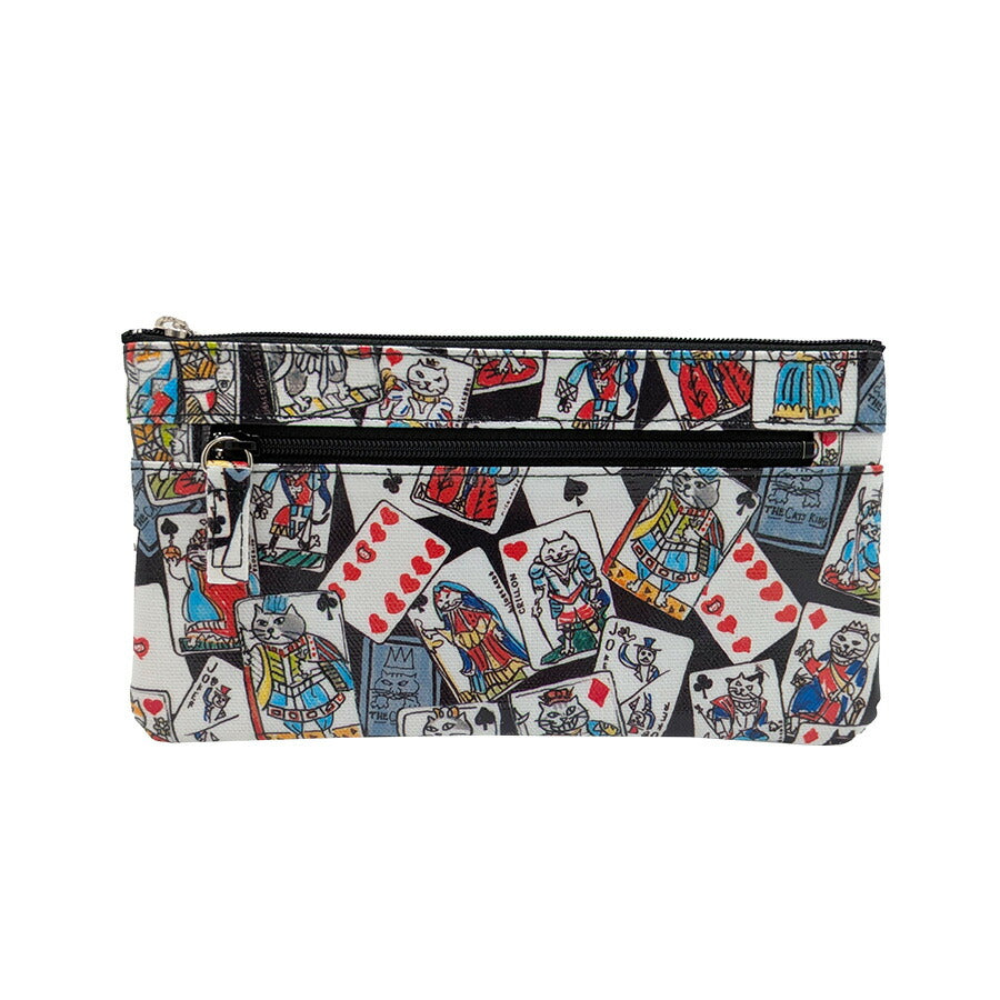 【Manhattaners】75-7832 カード・札入れ レディース さいふ 財布 サイフ ウォレット マンハッタナーズ シルバー ゴールド 使いやすい 普段使い 猫 おしゃれ かわいい プレゼント ギフト 母の日 敬老の日