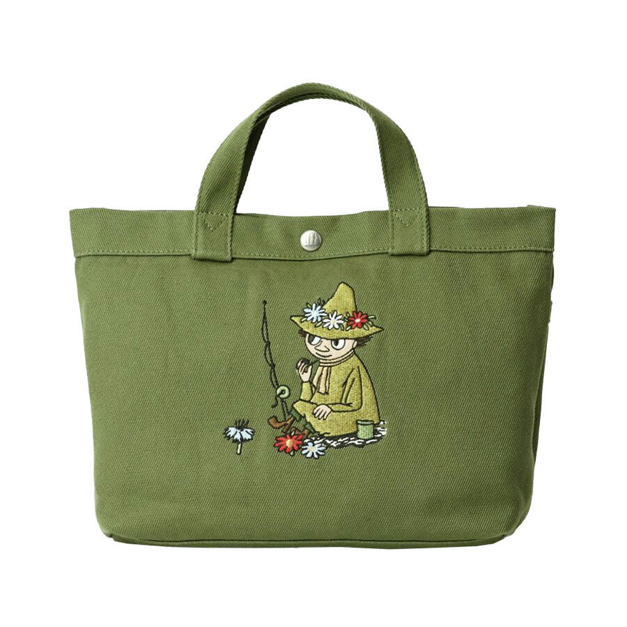 【MOOMIN】 rmck01 ハンドバッグ 手持ち 鞄 バッグ コンパクト コットン ムーミン コンパクト ランチバッグ プレゼント 贈り物 ギフト