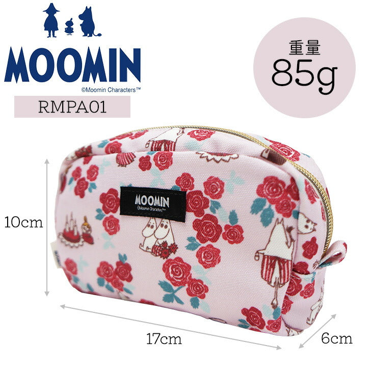 【MOOMIN】RMPA-01 スクエアポーチ ムーミン ミイ ムーミンママ 可愛い プレゼント おすすめ ポーチ 母の日限定 デザインポーチ ファスナー部分 ニョロニョロ 刻印 ラッピング袋とシール付き ギフト 母の日