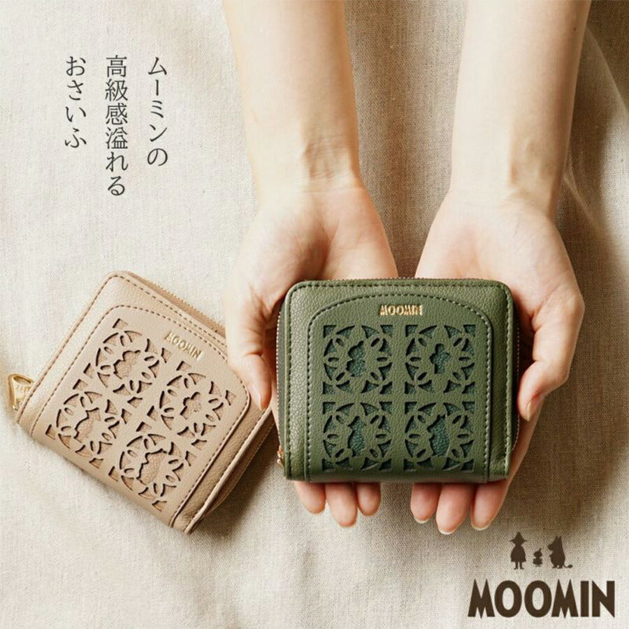 【MOOMIN】 rmps02 折り財布 ウォレット 財布 サイフ さいふ キャラクター ムーミン ミィ スナフキン ニョロニョロ プレゼント 贈り物 ギフト