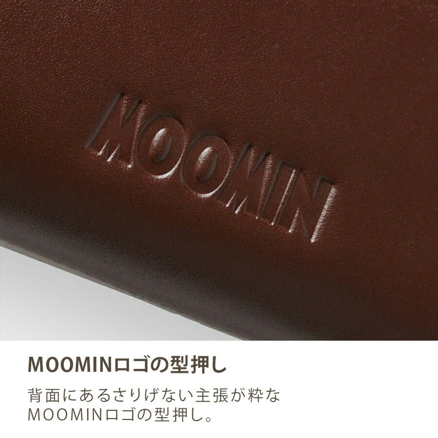 【MOOMIN】rmst 二つ折り財布 財布 さいふ サイフ ウォレット キャラクター  レザー 普段使い かわいい 使いやすい レディース プレゼント ギフト グリーン 母の日