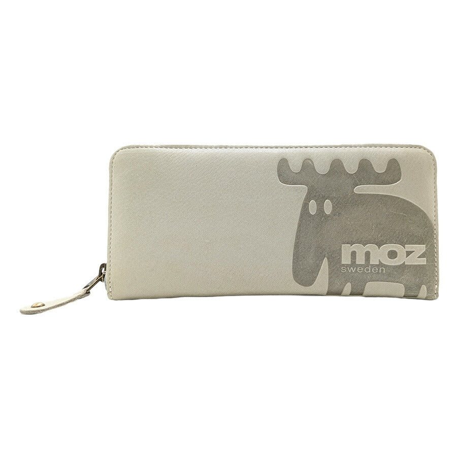 【moz】ZNWE-86073 長財布 ウォレット 牛革 さいふ サイフ 財布 シンプル モズ グレー グリーン イエロー 使いやすい お出かけ 普段使い 日常 レディース 母の日 敬老の日 プレゼント ギフト
