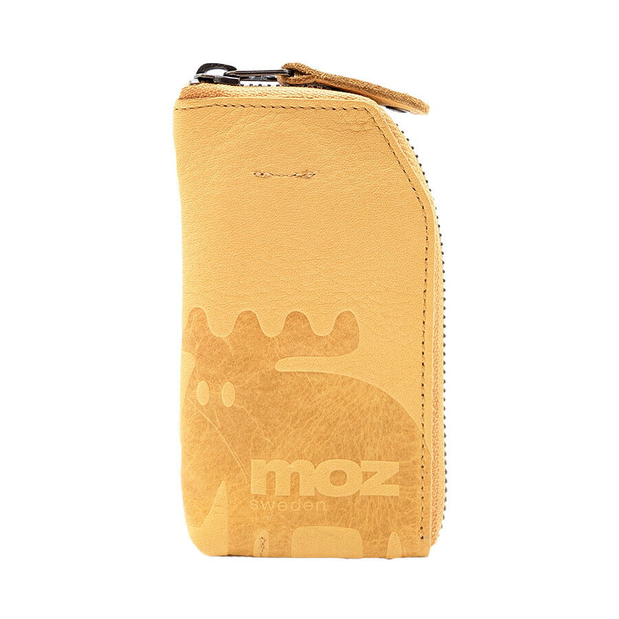 【moz】ZNWE-86074 キーケース 牛革 シンプル モズ グレー グリーン イエロー 使いやすい 普段使い 日常 レディース 母の日 敬老の日 プレゼント ギフト おしゃれ かわいい 便利