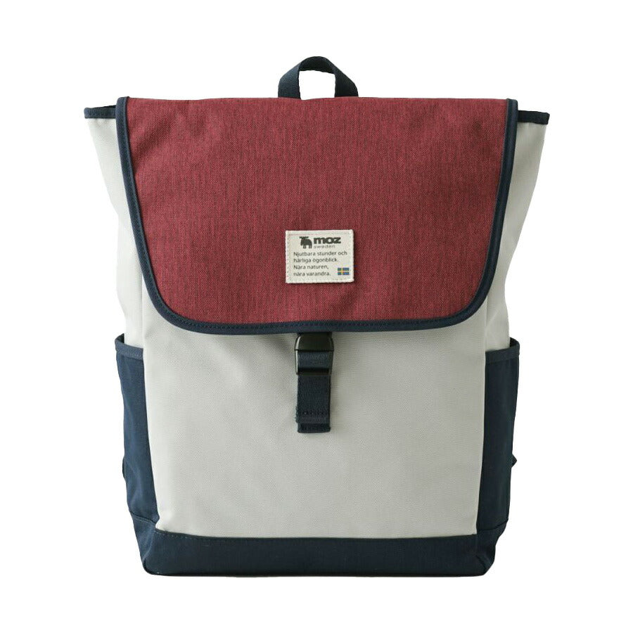 【当店オリジナルエコバッグプレゼント中！】【moz】モズ かぶせリュック バックパック ZZEI-12 リュック レディース 北欧 撥水 マザーズバッグ B4 大容量 旅行 プレゼント ギフト 鞄 シンプル おしゃれ 母の日 かわいい 人気 正規取扱店