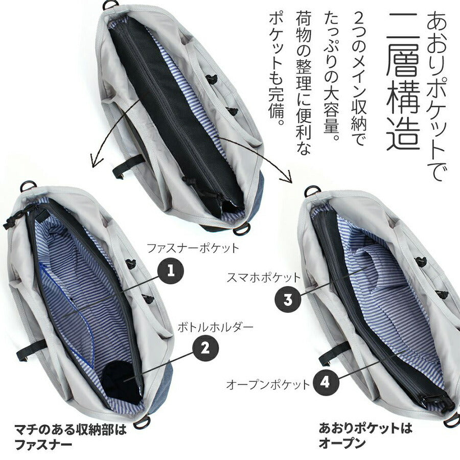 【moz】ZZEI-31 2WAYバッグ 斜め掛け 手持ち レディース かばん 鞄 カバン バッグ フィラ トリコロール ブラック ブルーグレー 使いやすい 通勤 通学 デイリーユース かわいい おしゃれ