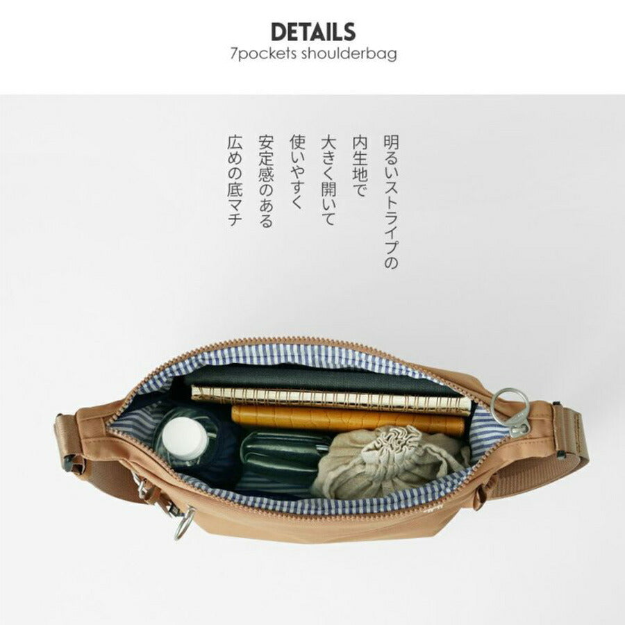 【レターパック配送/時間指定不可】【moz】 zzrk01 ショルダーバッグ 斜め掛け 軽量 使いやすい かばん レディース プレゼント ギフト 母の日 敬老の日 ブラック