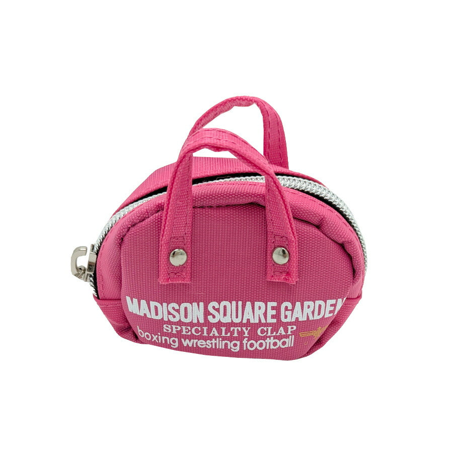 【クリックポスト/時間指定不可】【MADISON SQUARE GARDEN】432-141 ミニマルポーチ 小物ケース カラビナ付き マジソンバッグ ユニセックス ギフト ブラック