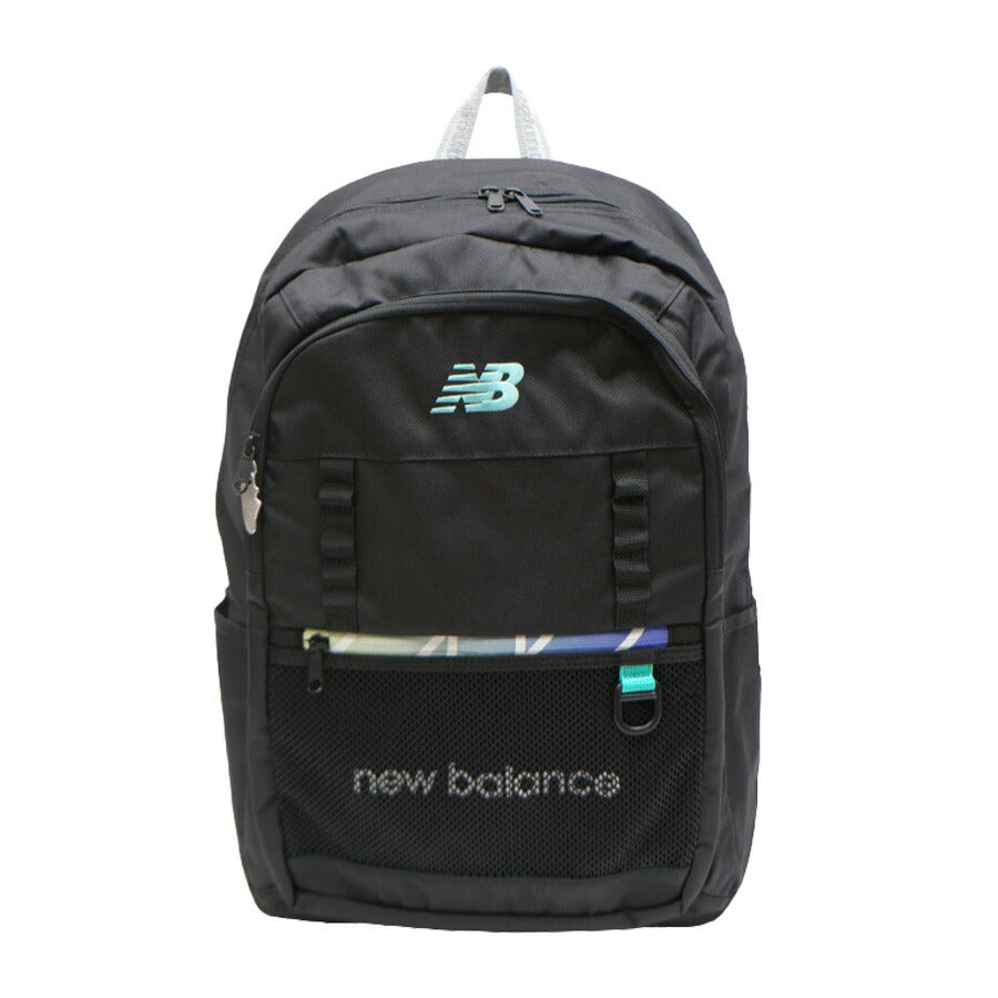【New Balance】リュック 大容量 ニューバランス ポリエステル リュック LAB45697 普段使い 日常使い デイリーユース タウンユース 男女兼用 ユニセックス お手頃 使いやすい 便利 定番 人気 売れ筋 おすすめ プレゼント ブラックパープル ブラックブルー