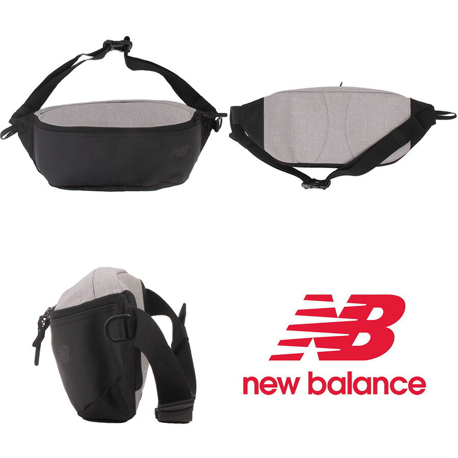 【New Balance】LAB45704 ウエストバッグ かばん ユニセックス FIELD DAYシリーズ かばん カバン 鞄 バッグ シンプル ニューバランス ブラック グレー 使いやすい かっこいい おしゃれ お出かけ ジム アウトドア 普段使い 日常 通勤 通学
