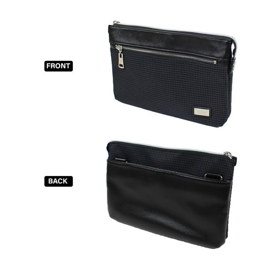 【正規取扱店】NICOLE ニコル ニューアーバン シリーズ NIL227 クラッチバッグ ショルダーバッグ 2way マチなし コンパクト ブランド おすすめ おしゃれ シンプル 黒 ブラック 紺 ネイビー 合皮 サフィアーノ調 トレンド 送料無料 プレゼント