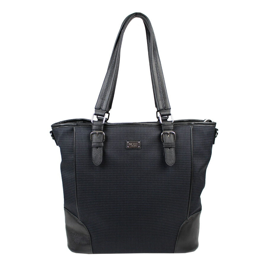 【正規取扱店】NICOLE ニコル ニューアーバン シリーズ NIL231 トートバッグ ショルダーバッグ 2way 大容量 ブランド おすすめ おしゃれ シンプル 黒 ブラック 紺 ネイビー 合皮 サフィアーノ調 トレンド 送料無料 プレゼント