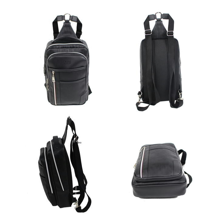 【正規取扱店】NICOLE ニコル オデッセイ NIL260 2WAYボディバッグ ワンショルダーバッグ リュック メンズ 男性 かっこいい カジュアル きれいめ ブランド おしゃれ 人気 おでかけ ミドルエイジ クリスマス プレゼント 父の日 合皮