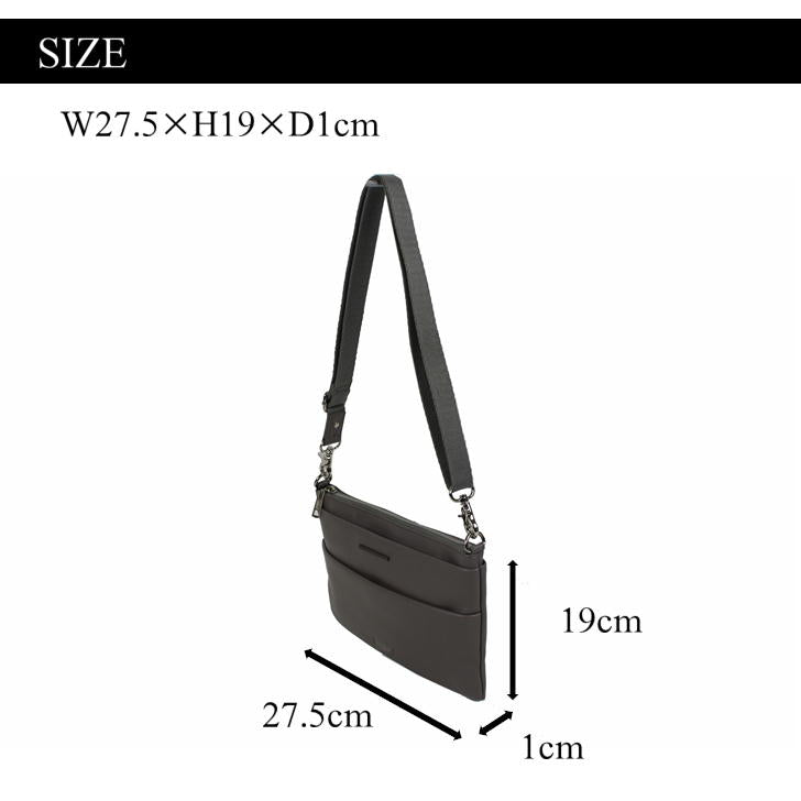 【正規取扱店】【レターパック配送】NICOLE ニコル リップル NIL270 2way クラッチ ショルダーバッグ メンズ 男性 かっこいい カジュアル きれいめ おしゃれ 人気 おでかけ ミドルエイジ クリスマス プレゼント 父の日 合皮 正規品