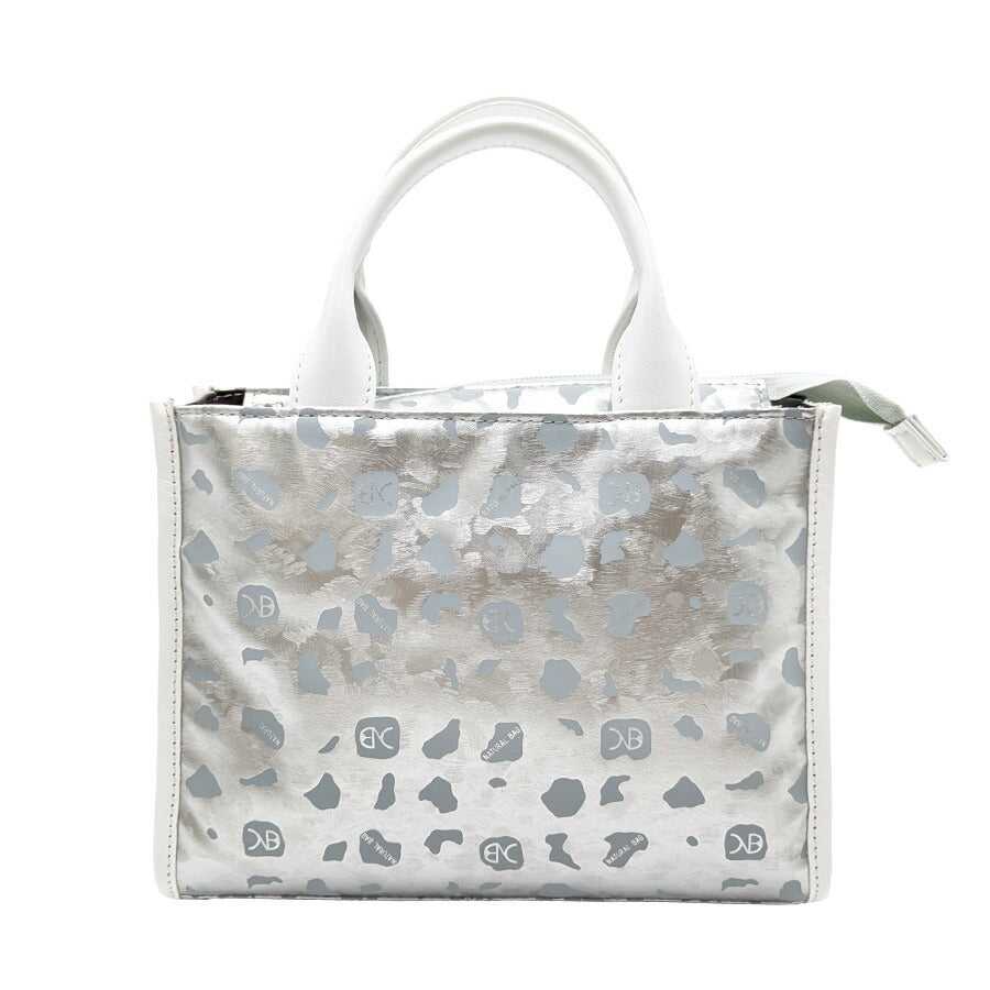 【NATURAL BAG】7130 2WAYハンドバッグ 手持ち レディース かばん 鞄 カバン バッグ ナチュラルバッグ ドットブラック マットブラック/ボルドー ブロンズ シルバー 使いやすい 軽量 日本製 おしゃれ