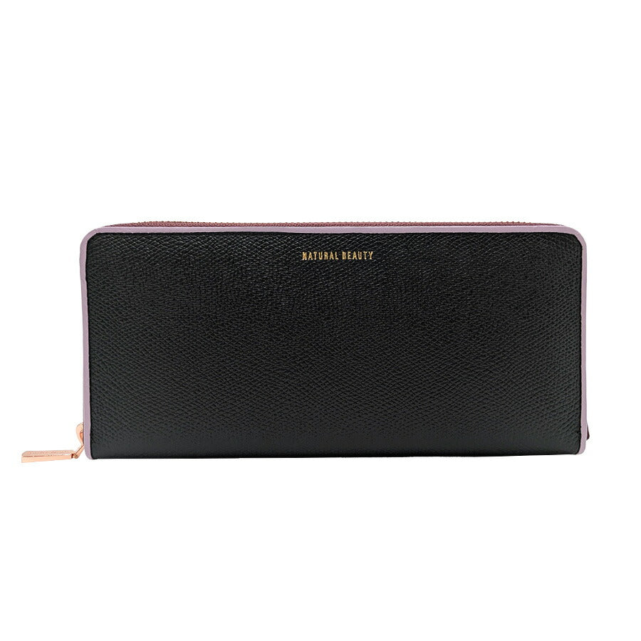 【NATURAL BEAUTY】 70203 長財布 財布 ウォレット ラウンドファスナー カラバリ 豊富 ブランド 通勤 普段使い 家計 お出かけ バッグ ナチュラルビューティ プレゼント