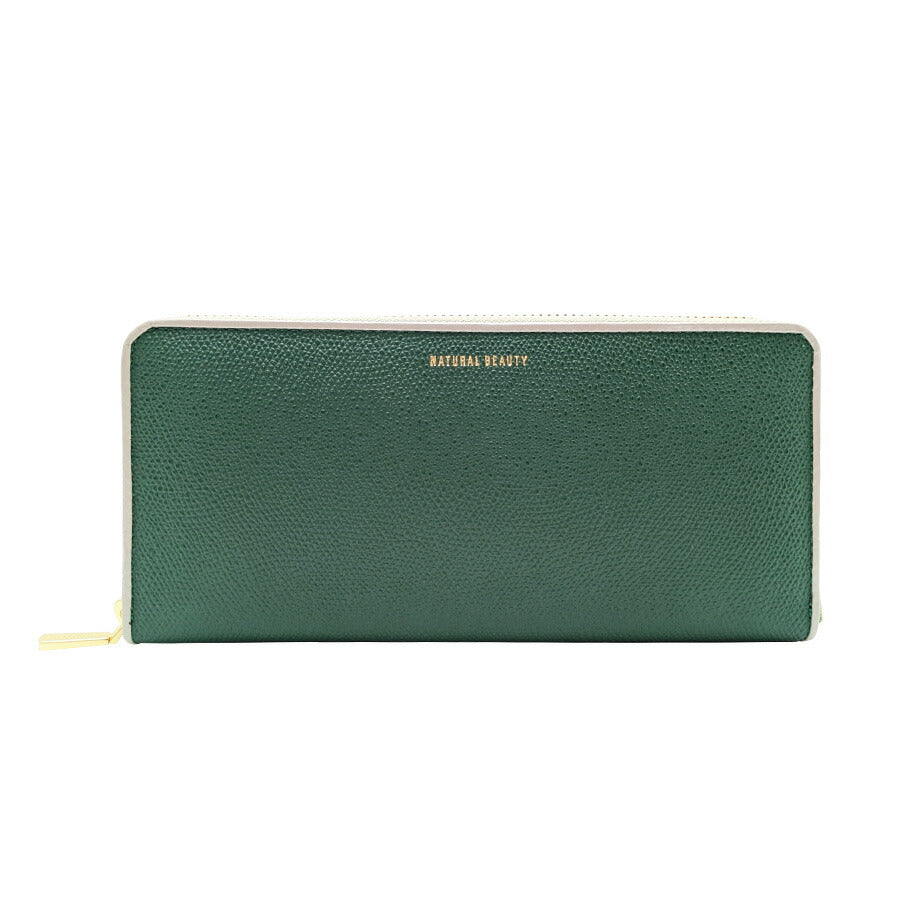 【NATURAL BEAUTY】 70203 長財布 財布 ウォレット ラウンドファスナー カラバリ 豊富 ブランド 通勤 普段使い 家計 お出かけ バッグ ナチュラルビューティ プレゼント