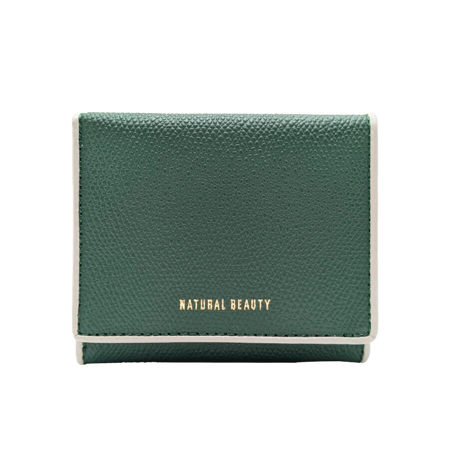 【NATURAL BEAUTY】 70206 折り財布 財布 ウォレット 三つ折り カラバリ 豊富 ブランド 通勤 普段使い 家計 お出かけ バッグ ナチュラルビューティ プレゼント
