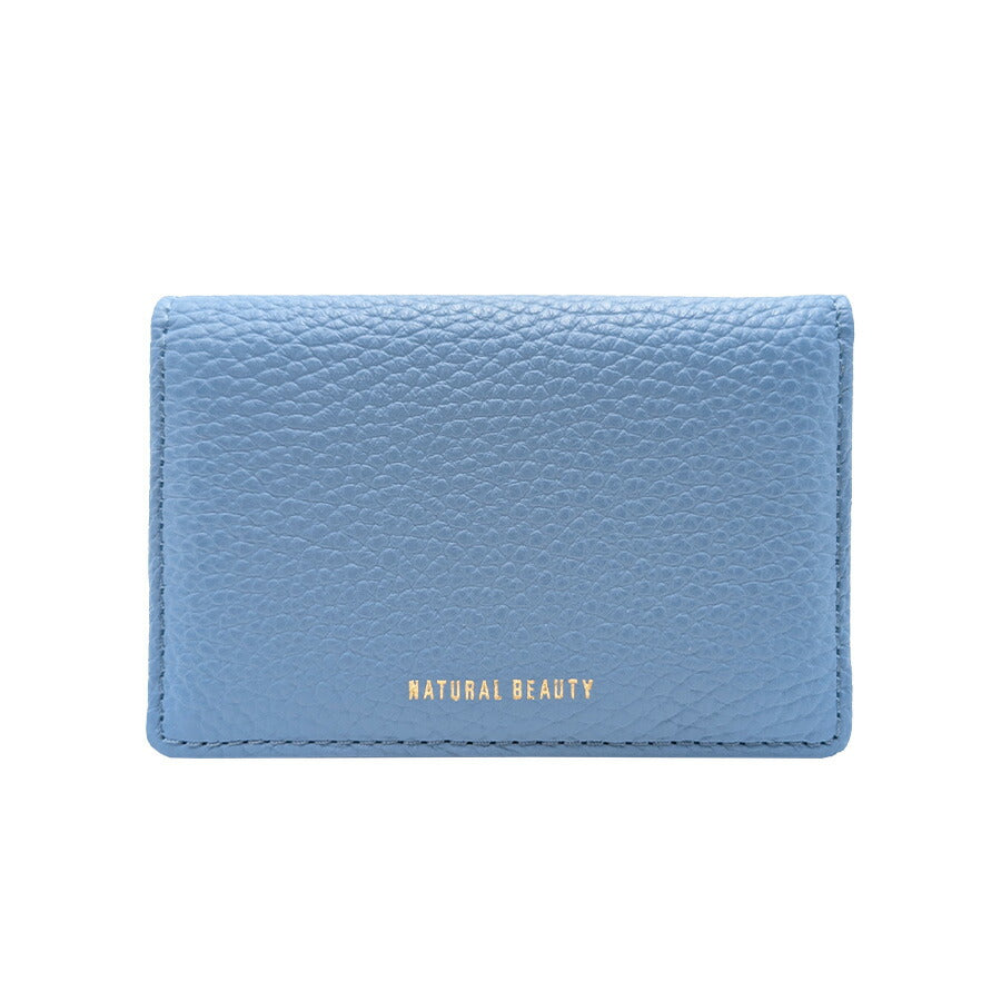 【NATURALBEAUTY】 70236 セレネ 名刺入れ カードケース ウォレット コンパクト かわいい おしゃれ 便利 牛革 レディース プレゼント ギフト ブラック