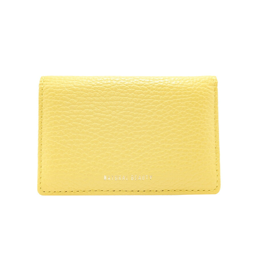 【NATURALBEAUTY】 70236 セレネ 名刺入れ カードケース ウォレット コンパクト かわいい おしゃれ 便利 牛革 レディース プレゼント ギフト ブラック