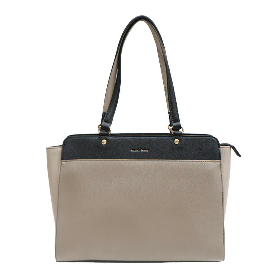 【NATURAL BEAUTY】71141 トートバッグ ナチュラルビューティ Amie アミ シリーズ バイカラー 可愛い シンプル カラフル おしゃれ 通勤 通学 普段使い お出かけ ショッピング ブラック ピンク ブルー グリーン ベージュ プレゼント 女性 ギフト 母の日 誕生日