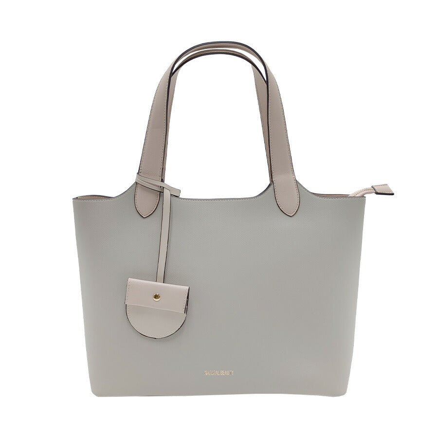 【NATURAL BEAUTY】 71211 トートバッグ 手持ち 肩掛け ひじ掛け かばん ブランド 通勤 通学 普段使い お出かけ ナチュラルビューティ バイカラー ポーチ付き