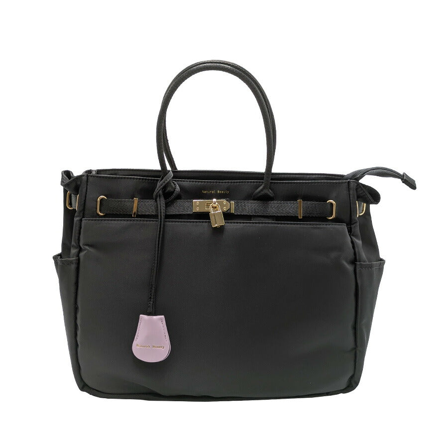 【NATURAL BEAUTY】 71215 2WAY ハンドバッグ 手持ち ひじ掛け ショルダーバッグ 斜め掛け かばん ブランド 通勤 通学 普段使い お出かけ ナチュラルビューティ