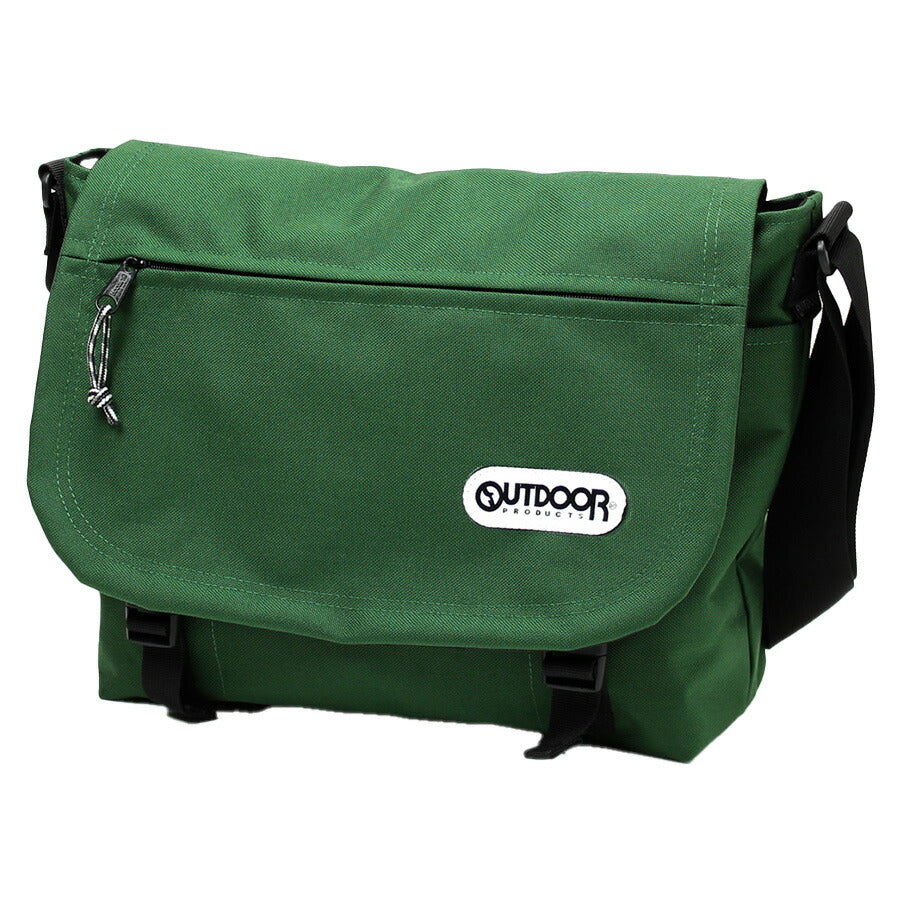 【OUTDOOR PRODUCTS】62031 フラップショルダーバッグ 斜め掛け かばん カバン 鞄 バッグ シンプル アウトドアプロダクツ ブラック グレー ベージュ ワイン グリーン ネイビー 使いやすい かわいい おしゃれ 普段使い 大容量 ユニセックス