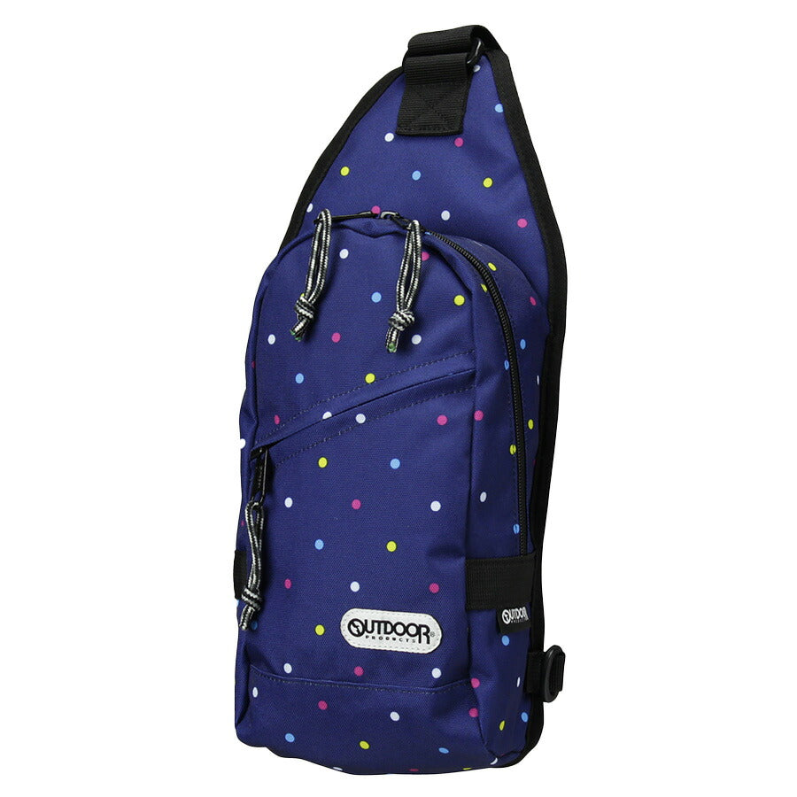 【OUTDOOR PRODUCTS】62232 ワンショルダー 斜め掛け かばん カバン 鞄 バッグ シンプル アウトドアプロダクツ ブラック グレー ピンク スカイブルー パープル レッドモザイク ドットスター 使いやすい かわいい おしゃれ 普段使い 大容量