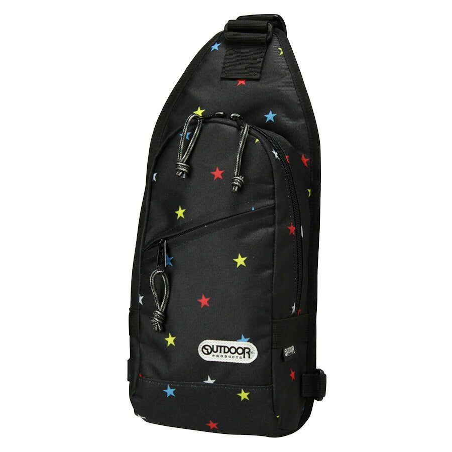 【OUTDOOR PRODUCTS】62232 ワンショルダー 斜め掛け かばん カバン 鞄 バッグ シンプル アウトドアプロダクツ ブラック グレー ピンク スカイブルー パープル レッドモザイク ドットスター 使いやすい かわいい おしゃれ 普段使い 大容量