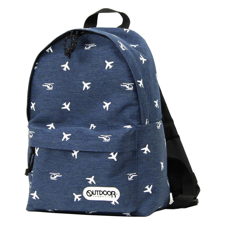 【OUTDOOR PRODUCTS】62314 キッズデイパックS リュック かばん カバン 鞄 バッグ シンプル アウトドアプロダクツ ブラック ライトピンク ラベンダー ロイヤルブルー ドット アビエーション スター 使いやすい かわいい おしゃれ 普段使い