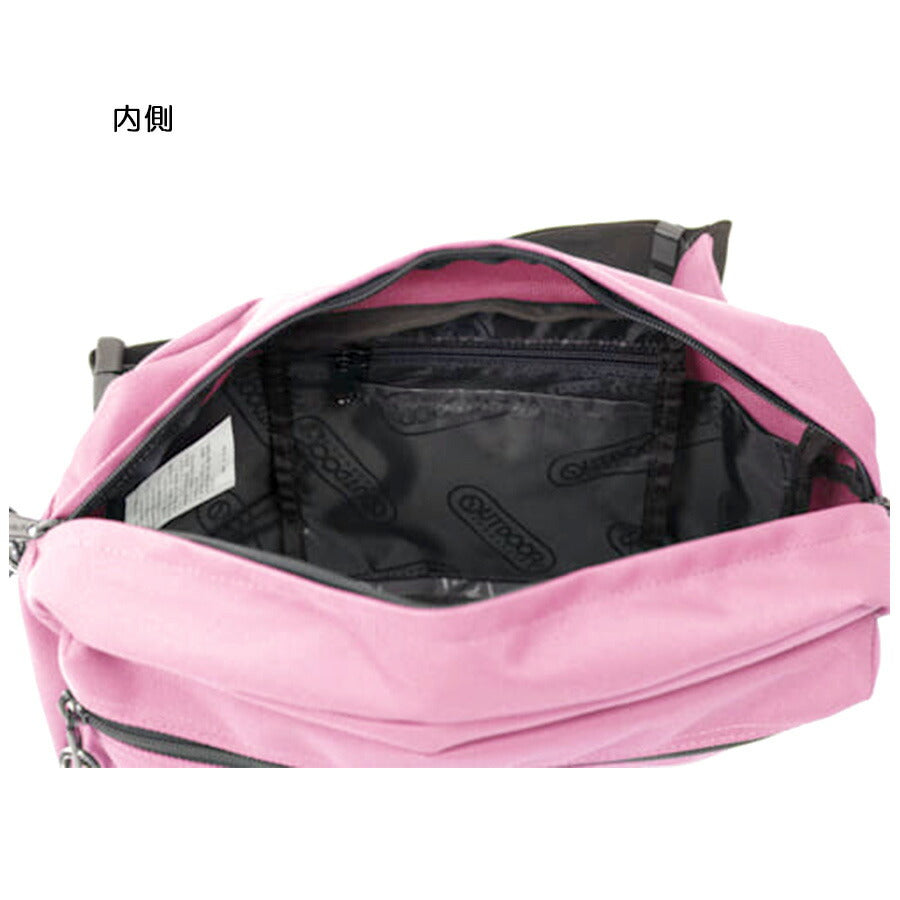 【OUTDOOR PRODUCTS】62319 横型ショルダーバッグ 斜めがけ かばん カバン 鞄 バッグ シンプル アウトドアプロダクツ ブラック グレー ライトピンク ネイビー ラベンダー ロイヤルブルー スター 使いやすい かわいい おしゃれ 普段使い