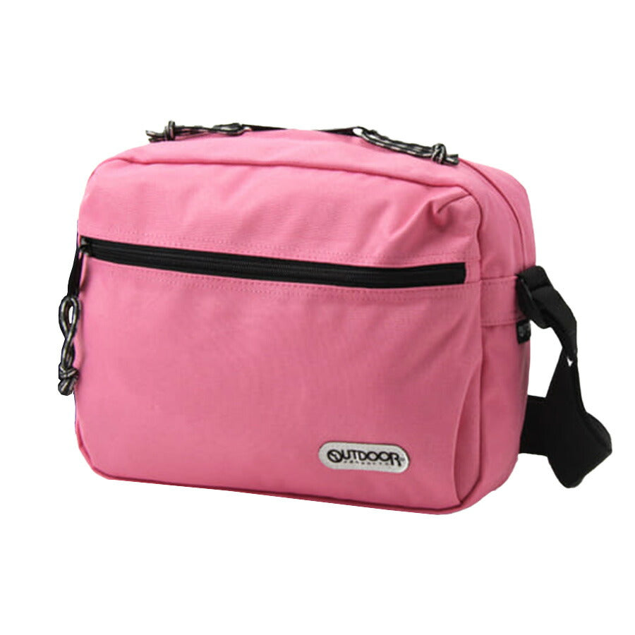 【OUTDOOR PRODUCTS】62319 横型ショルダーバッグ 斜めがけ かばん カバン 鞄 バッグ シンプル アウトドアプロダクツ ブラック グレー ライトピンク ネイビー ラベンダー ロイヤルブルー スター 使いやすい かわいい おしゃれ 普段使い