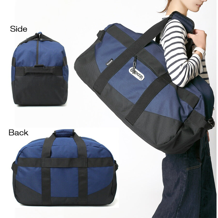 【OUTDOOR PRODUCTS】62372 ダッフルバッグL 2WAY 斜めがけ 手持ち かばん カバン 鞄 バッグ シンプル アウトドアプロダクツ ブラック グレー ベージュ ネイビー 修学旅行 旅行 使いやすい かわいい おしゃれ 普段使い 大容量