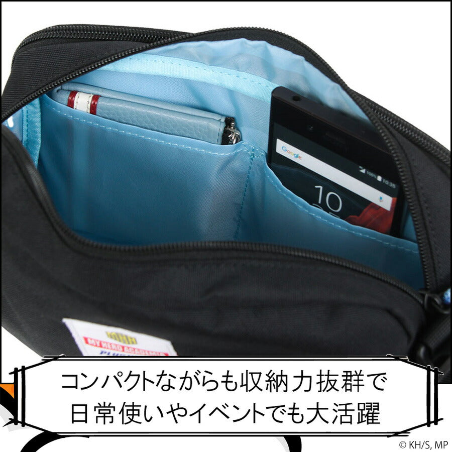 【クリックポスト/時間指定不可】【outdoor products】ha01 僕のヒーローアカデミア 缶バッチ付きショルダー 緑谷出久 爆豪勝己 轟焦凍 死柄木弔 ヒロアカ