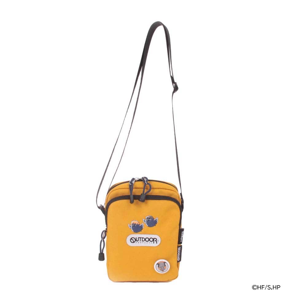 【OUTDOOR PRODUCTS】アウトドアプロダクツ ODHQ01 ハイキュー！！ ミニショルダー 週刊少年ジャンプ バレー漫画 烏野高校 音駒高校 稲荷崎高校 オレンジ ブラック グレー ショルダーバッグ コラボ 買い物 お出かけ お揃い アニメ ヲタ活 小さめ プレゼント 誕生日