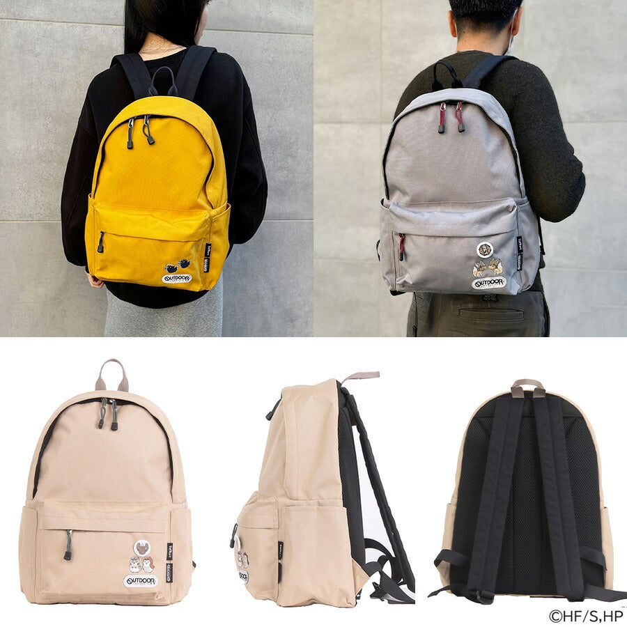 【OUTDOOR PRODUCTS】リュック 大容量 hq08 ハイキュー ODHQ04 リュックサック バックパック キャラクター アニメ ユニセックス ギフト ブラック