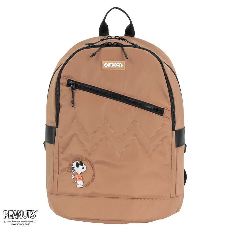 【OUTDOOR PRODUCTS】ODB023 ピーナッツ リュック レディース かばん 鞄 カバン バッグ アウトドアプロダクツ ブラック ベージュ カーキ ネイビー スヌーピー コラボ 使いやすい 普段使い おしゃれ かわいい