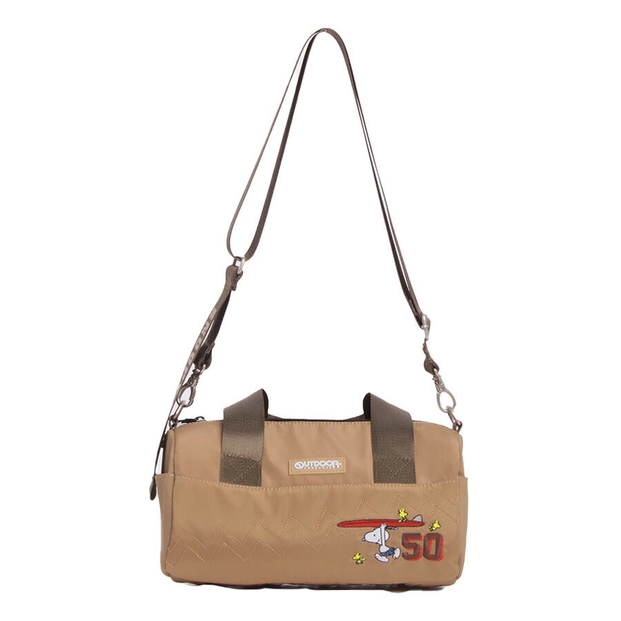 【クリックポスト/時間指定不可】【outdoor products】 odb027 ピーナッツ ロールボストン 斜め掛け かばん コラボ スヌーピー ユニセックス ギフト ブラック