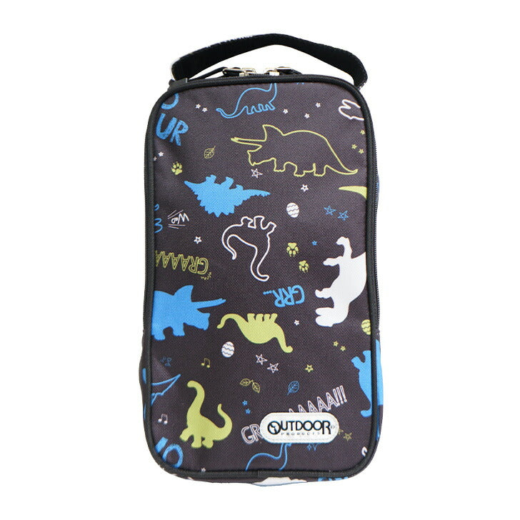 【レターパック配送/時間指定不可】OUTDOOR PRODUCTS アウトドア キッズ シューズバッグ OUT-503 靴入れ 入学準備 新学期 入学 入園 お祝い 1年生 年少 年中 年長 プレゼント 恐竜柄 アルファベット ドット柄 女の子 男の子 子供 24cmまで対応 かわいい おしゃれ 目印