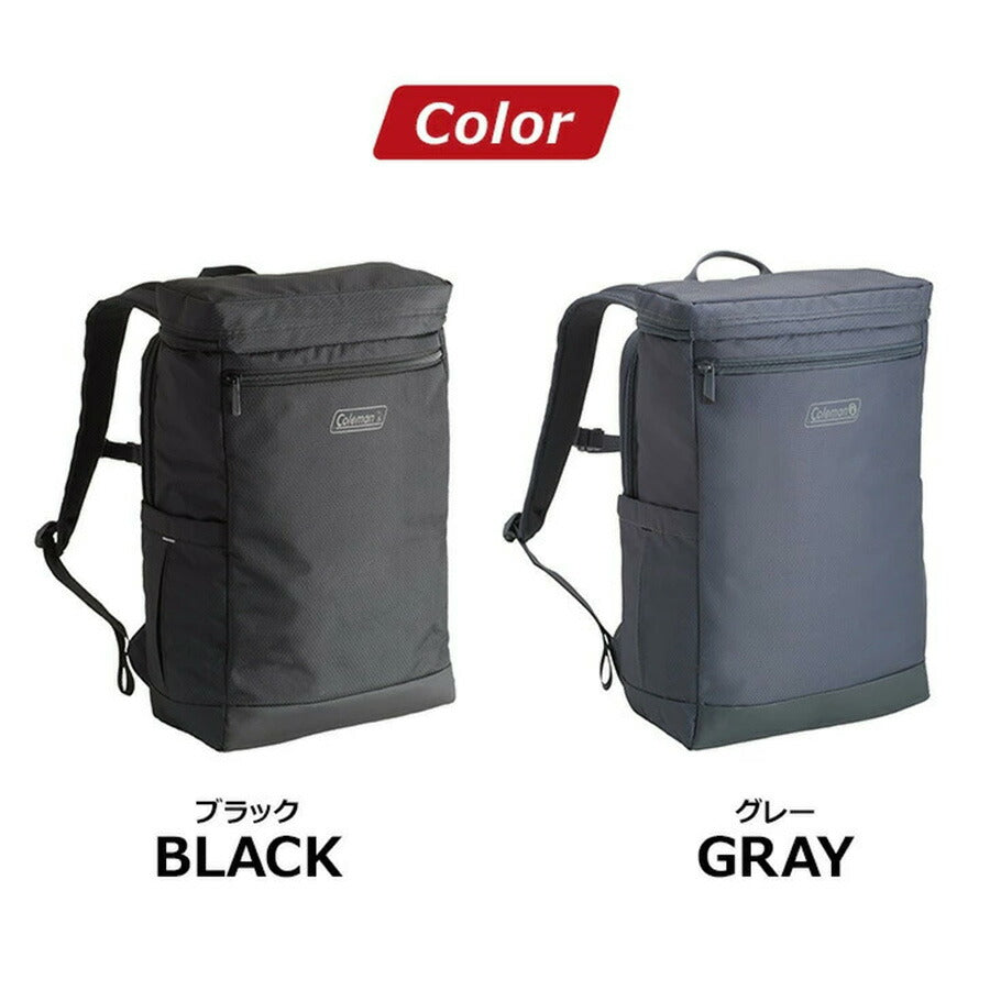 Coleman コールマン  OUTBIZ アウトビズ  OUTBIZ BOX アウトビズボックス リュック デイパック リュックサック デイパック バックパック リサイクルポリエステル メンズ レディース オールシーズン 全2色 ブラック グレー  送料無料 人気
