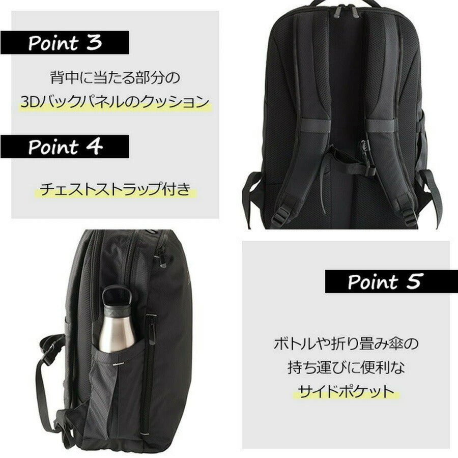 Coleman コールマン  OUTBIZ アウトビズ  OUTBIZ SMART アウトビズスマート リュック デイパック リュックサック デイパック バックパック リサイクルポリエステル メンズ レディース オールシーズン 全2色 ブラック グレー  送料無料 人気