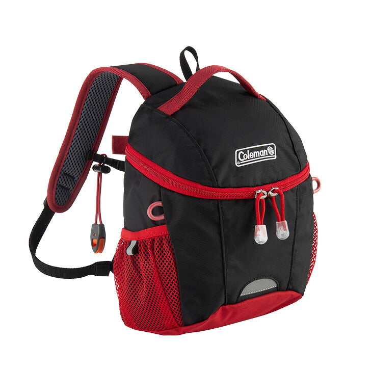 Coleman コールマン プチ キッズリュック petit キッズ リュックサック バックパック デイパック ロゴ ワンポイント 総柄 アウトドア 使いやすい チェストベルト リフレクター サイドポケット シンプル 小さめ 通園 通学 遠足 学童 習い事 塾 お出かけ