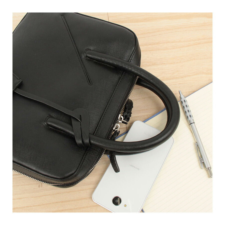 【当店オリジナルエコバッグプレゼント中！】【P.I.D】PID selva セルヴァ コンパクトハンドバッグ ブリーフケース ビジネスバッグ PAP105 通勤 通学 メンズ 小さめ トート バッグ レザー 本革 鞄 カバン 仕事 父の日 おしゃれ 人気 プレゼント 誕生日 記念日